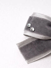 画像をギャラリービューアに読み込む, 【boocce / 予約】VELVET RIBBON HAIR PIN（Gray）
