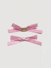 画像をギャラリービューアに読み込む, 【boocce / 予約】MILKY RIBBON HAIR PIN(Pink)
