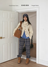 画像をギャラリービューアに読み込む, 【ohdibs / 即納】Snuggle Basket _ Camel Brown  size1
