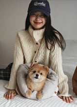 画像をギャラリービューアに読み込む, 【ohdibs / 即納】Snuggle Basket _ Camel Brown  size1
