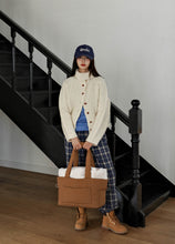 画像をギャラリービューアに読み込む, 【ohdibs / 即納】Snuggle Basket _ Camel Brown  size1
