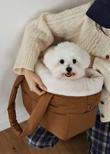画像をギャラリービューアに読み込む, 【ohdibs / 即納】Snuggle Basket _ Camel Brown  size1
