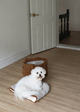 画像をギャラリービューアに読み込む, 【ohdibs / 即納】Snuggle Basket _ Camel Brown  size1
