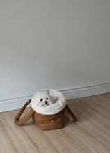 画像をギャラリービューアに読み込む, 【ohdibs / 即納】Snuggle Basket _ Camel Brown  size1
